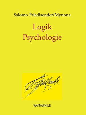 cover image of Logik / Psychologie
